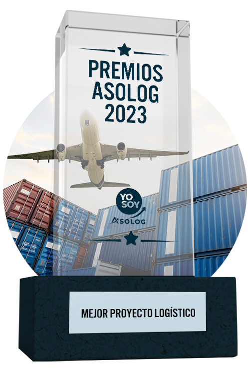 Premio Mejor proyecto logístico estatuilla